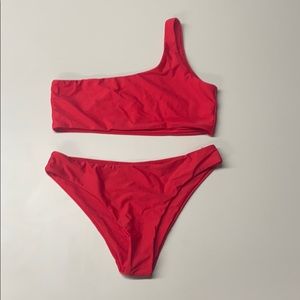 Zaful one shoulder bikini